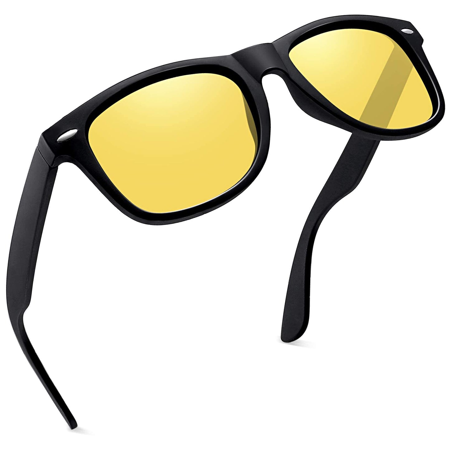 Joopin Square Polarized Sunglasses for Men Women UV400 Protection Driving | Retro Sun Glasses Reduce Glare, 100% UV400 Protection, Lightweight, Durable, Timeless Style for Driving, Fishing, Daily Wear
