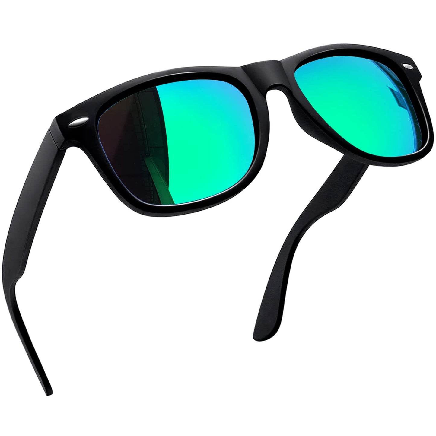 Joopin Square Polarized Sunglasses for Men Women UV400 Protection Driving | Retro Sun Glasses Reduce Glare, 100% UV400 Protection, Lightweight, Durable, Timeless Style for Driving, Fishing, Daily Wear
