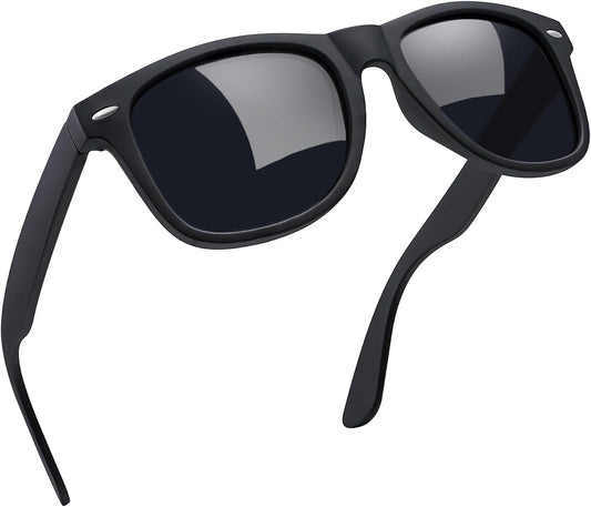 Joopin Square Polarized Sunglasses for Men Women UV400 Protection Driving | Retro Sun Glasses Reduce Glare, 100% UV400 Protection, Lightweight, Durable, Timeless Style for Driving, Fishing, Daily Wear
