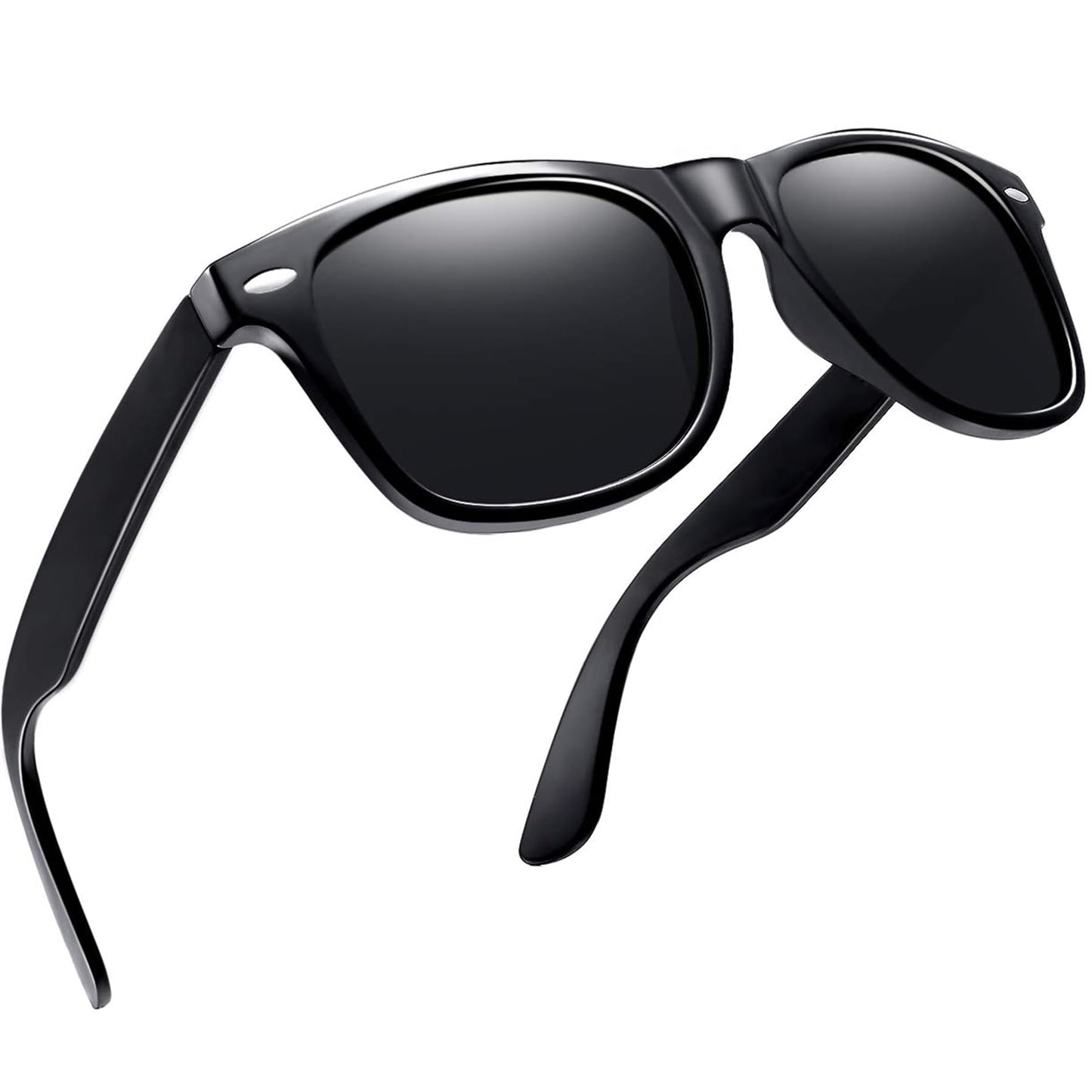 Joopin Square Polarized Sunglasses for Men Women UV400 Protection Driving | Retro Sun Glasses Reduce Glare, 100% UV400 Protection, Lightweight, Durable, Timeless Style for Driving, Fishing, Daily Wear