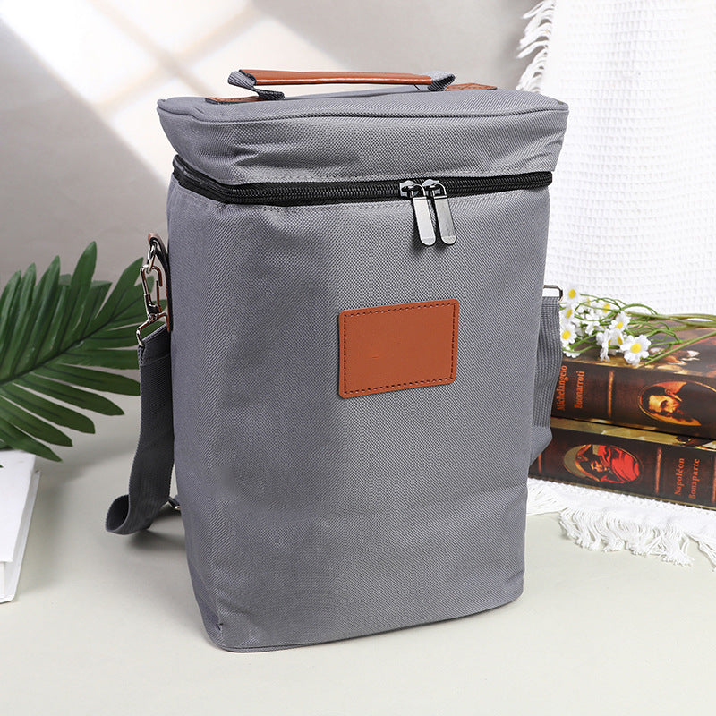 lunch bag red wine thermos bag 4 bottles wine cold ice bag outdoor picnic bag picnic bag