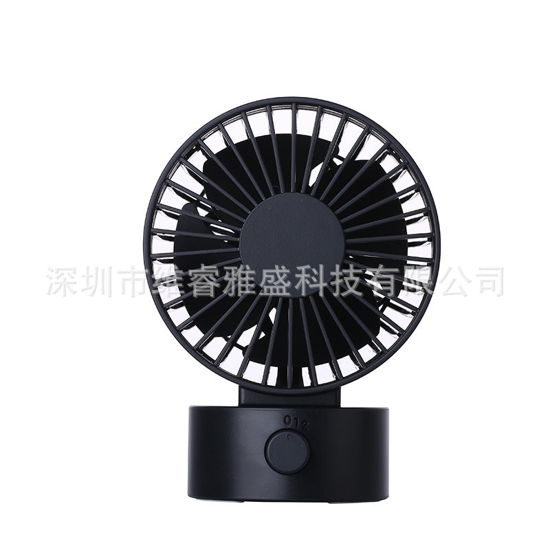 Muji Same New Product Fan Desktop Mini USB Fan 4inch Small Fan Macaron Rechargeable Small Fan