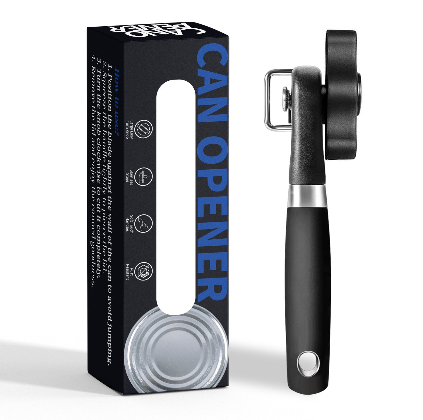 Cross-border manual can opener can opener single handle side open lid can knife can opener labor-saving bottle opener