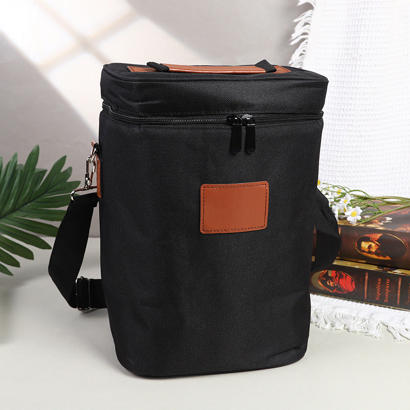 lunch bag red wine thermos bag 4 bottles wine cold ice bag outdoor picnic bag picnic bag