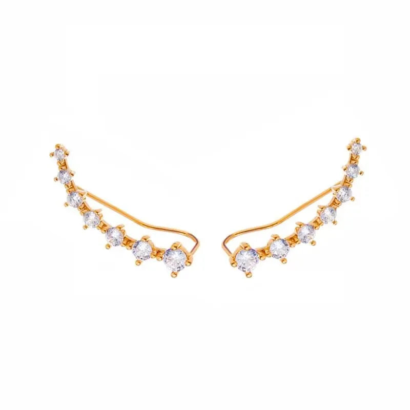 925 Silver Needle Korean Fashion Zircon Geometric Earrings For Women Jewelry 2026 Trending Luxury Crystal Cross Stud Earrings