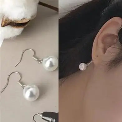 925 Silver Needle Korean Fashion Bowknot Tulip Earrings For Women Jewelry 2026 Trending New Women's White Flower Earrings Brinco
