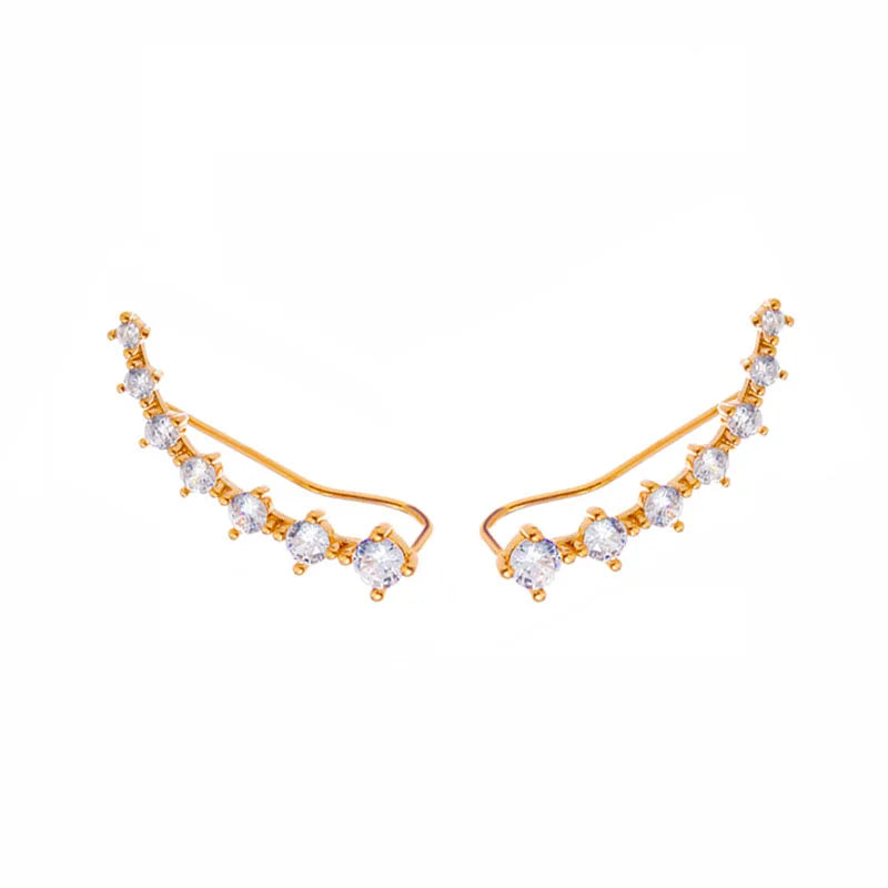 925 Silver Needle Korean Fashion Crystal Heart Earrings For Women Jewelry 2026 Trending New Luxury Women's Hoop Earrings Brincos