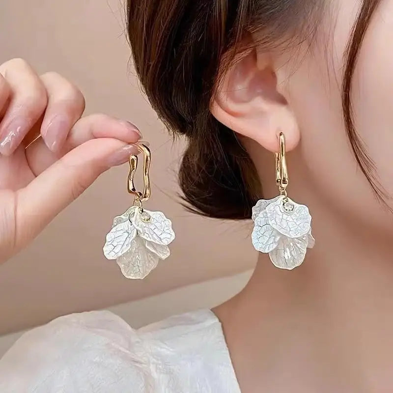 925 Silver Needle Purple Butterfly Long Tassel Earrings For Women Jewelry 2026 Trending Korean Fashion Luxury Crystal Earrings
