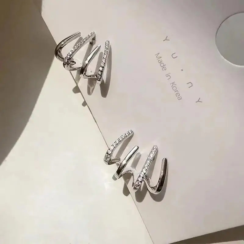 925 Silver Needle Korean Fashion Bowknot Tulip Earrings For Women Jewelry 2026 Trending New Women's White Flower Earrings Brinco