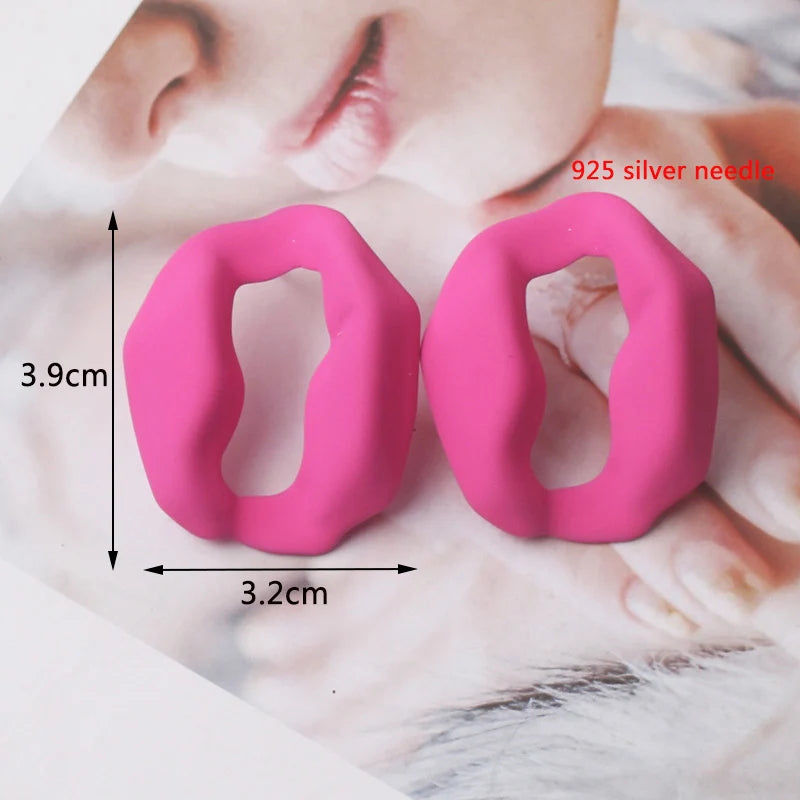 Colorful Metal Dangle Earrings for Women Personality Fashion Drop Earrings Flower Heart Pendants Earrings pendientes mujer