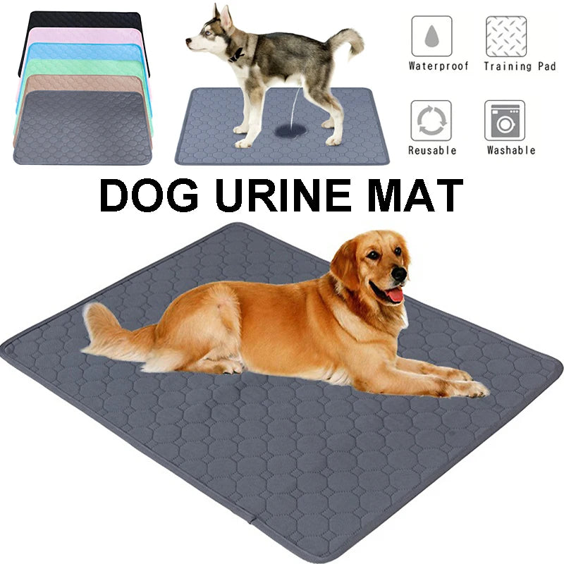 Dog Pee Pad Washable Blanket Reusable Absorbent Diaper Mat Puppy Training Pad Bed Pet Urine Pads Pet Car Seat Cover Pet Supplies