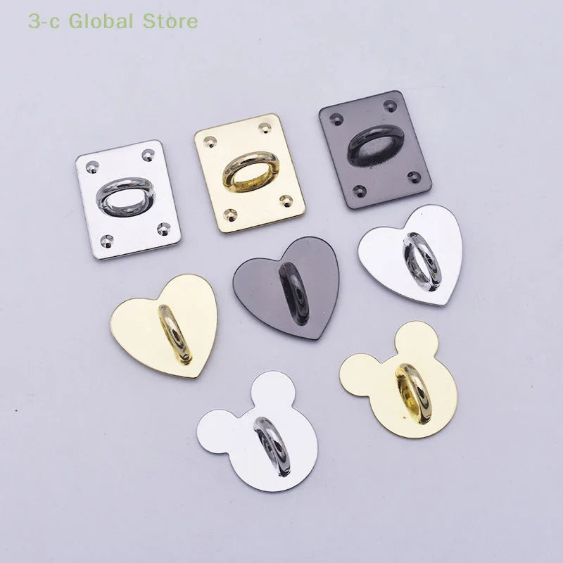 1pcs Self Adhesive Metal Heart Phone Charm Holder Mobile Phone Case Finger Ring Stand Hooks Buckle Charms Clasp Accessories New