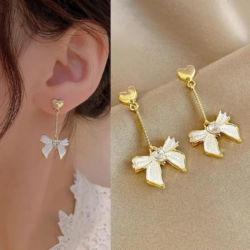 925 Silver Needle Vintage Green Crystal Butterfly Drop Earrings For Women Jewelry 2026 Trending Luxury Zircon Women's Earrings
