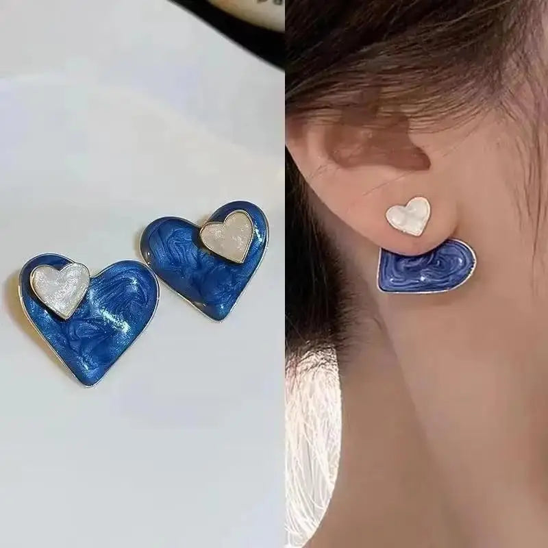 925 Silver Needle Green Flower Earrings For Women Korean Fashion Jewelry 2026 Trending Luxury Zircon Leaf Women's Stud Earrings