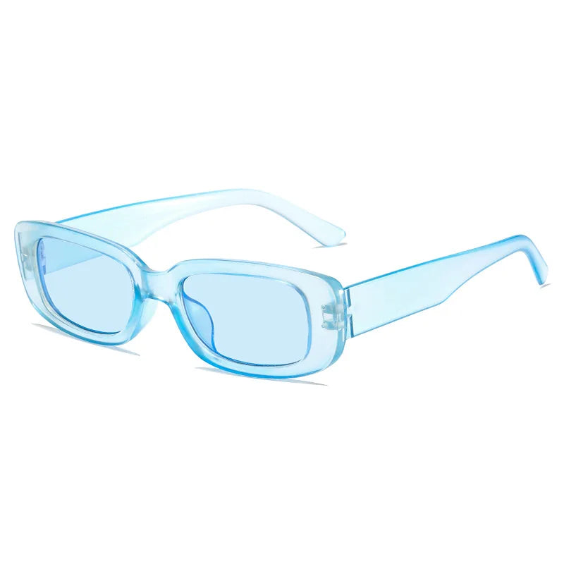 2023 New Retro Small Sunglasses Men's and Women's Fashion Trendy Vintage Popular Square Frame Rectangle Sunglasses UV Protection