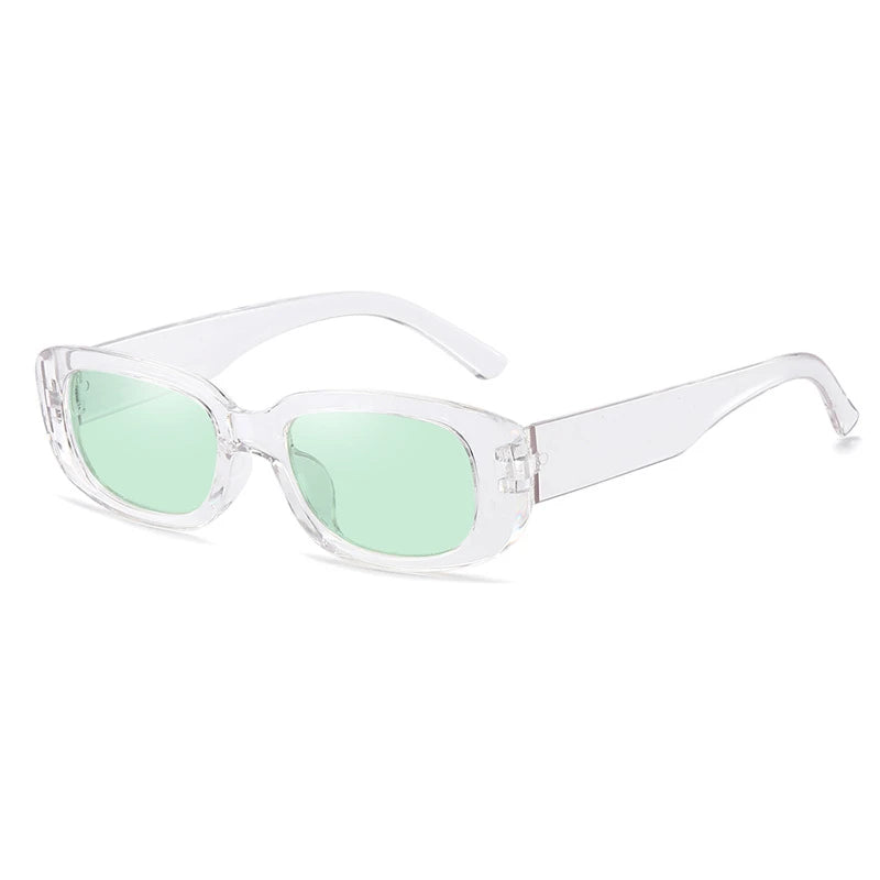 2023 New Retro Small Sunglasses Men's and Women's Fashion Trendy Vintage Popular Square Frame Rectangle Sunglasses UV Protection