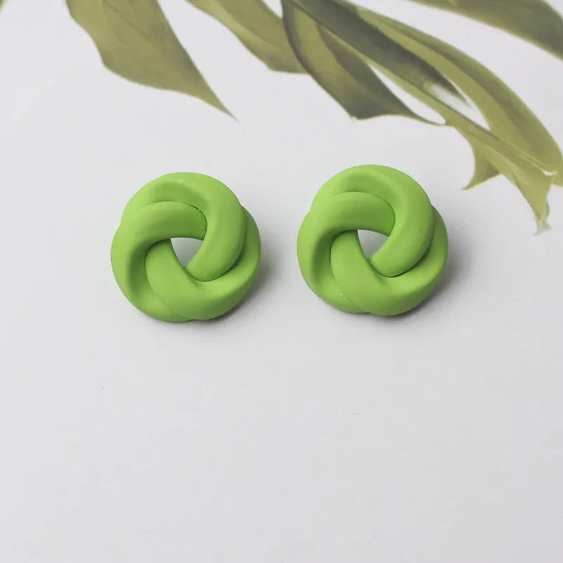 Colorful Metal Dangle Earrings for Women Personality Fashion Drop Earrings Flower Heart Pendants Earrings pendientes mujer