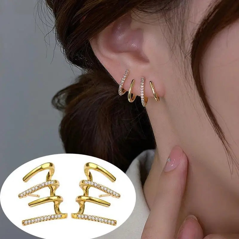 925 Silver Needle Green Flower Earrings For Women Korean Fashion Jewelry 2026 Trending Luxury Zircon Leaf Women's Stud Earrings