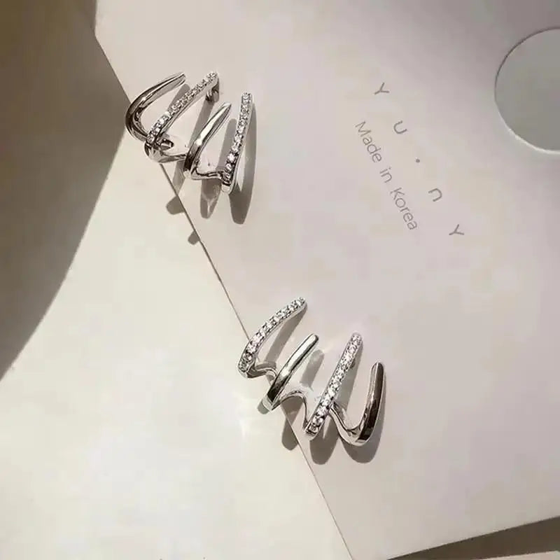 925 Silver Needle Green Flower Earrings For Women Korean Fashion Jewelry 2026 Trending Luxury Zircon Leaf Women's Stud Earrings