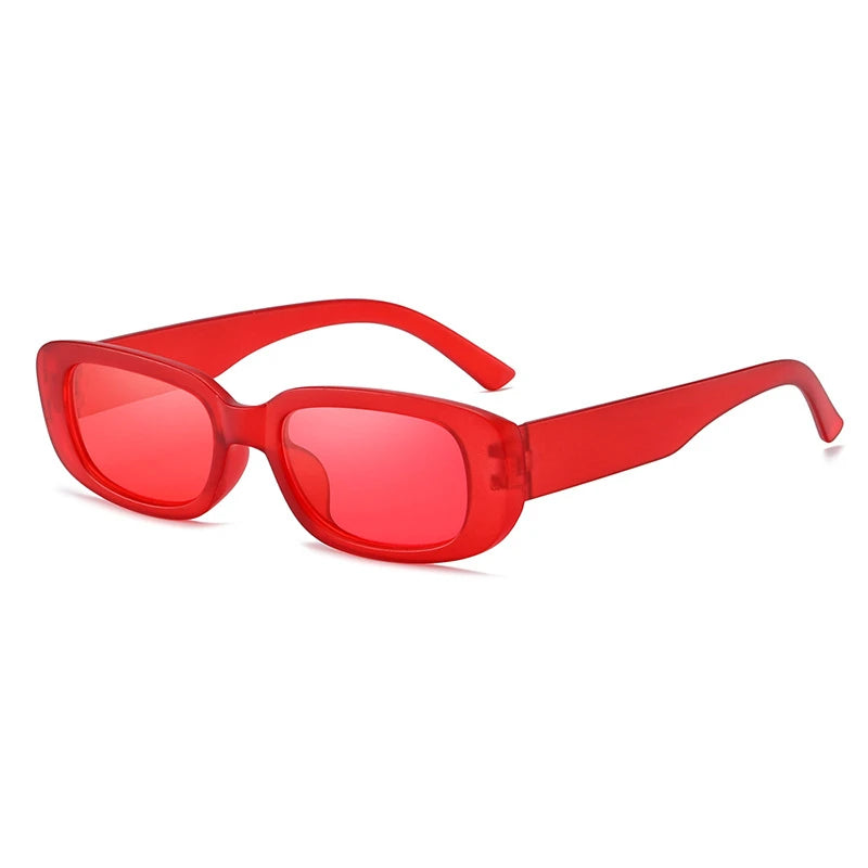 2023 New Retro Small Sunglasses Men's and Women's Fashion Trendy Vintage Popular Square Frame Rectangle Sunglasses UV Protection