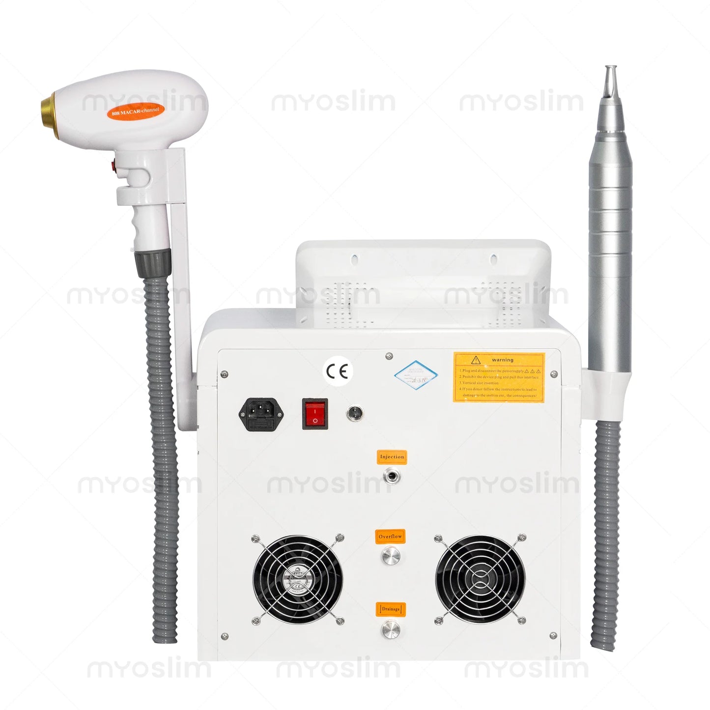 2 IN 1 PicoSecond  Machine Diode 808nm 755nm 1064nm Hair Removal Tattoo Removal Skin Rejuvenation Beauty Device