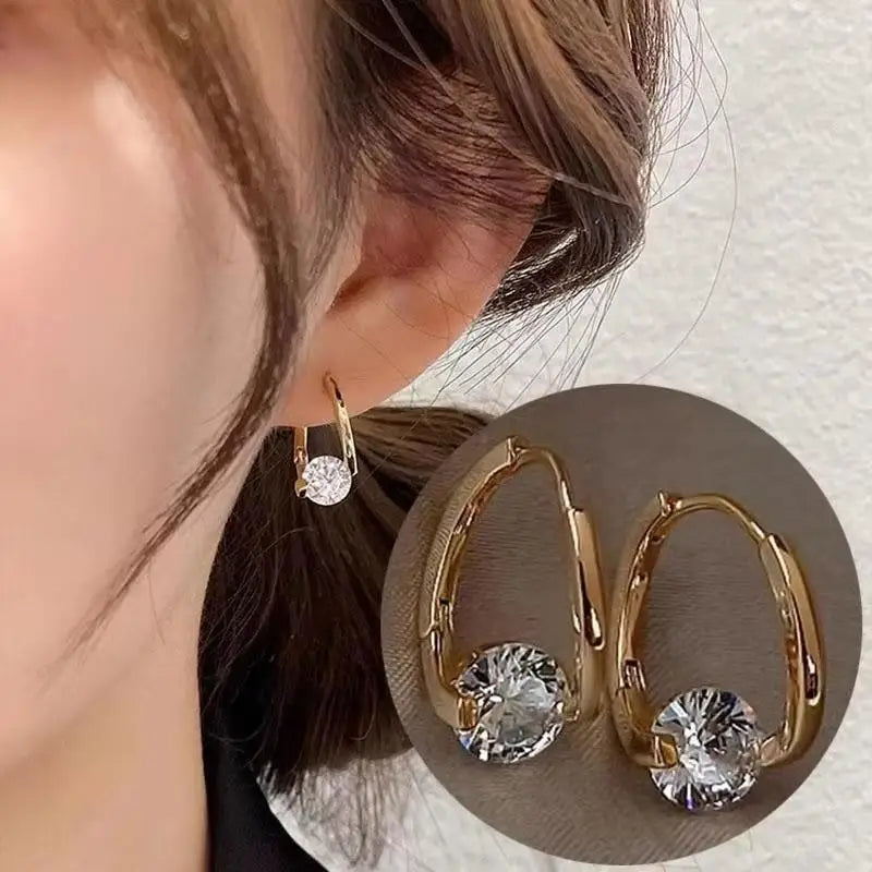 925 Silver Needle Hollow Crystal Swan Earrings For Women Korean Jewelry 2026 Trending New Luxury Animal Pearl Stud Earrings Gift