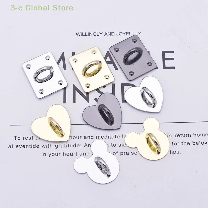 1pcs Self Adhesive Metal Heart Phone Charm Holder Mobile Phone Case Finger Ring Stand Hooks Buckle Charms Clasp Accessories New