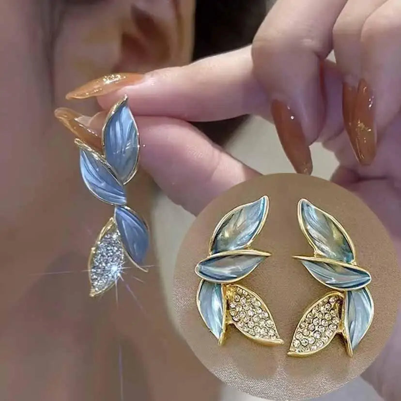925 Silver Needle Vintage Green Crystal Butterfly Drop Earrings For Women Jewelry 2026 Trending Luxury Zircon Women's Earrings