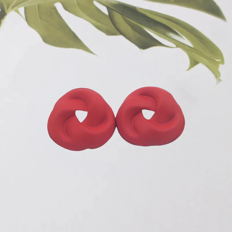 Colorful Metal Dangle Earrings for Women Personality Fashion Drop Earrings Flower Heart Pendants Earrings pendientes mujer