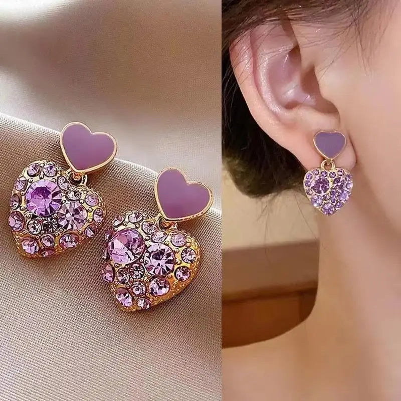 925 Silver Needle Vintage Green Crystal Butterfly Drop Earrings For Women Jewelry 2026 Trending Luxury Zircon Women's Earrings