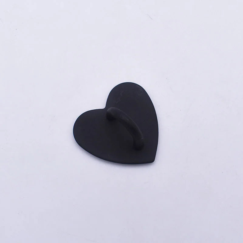1pcs Self Adhesive Metal Heart Phone Charm Holder Mobile Phone Case Finger Ring Stand Hooks Buckle Charms Clasp Accessories New