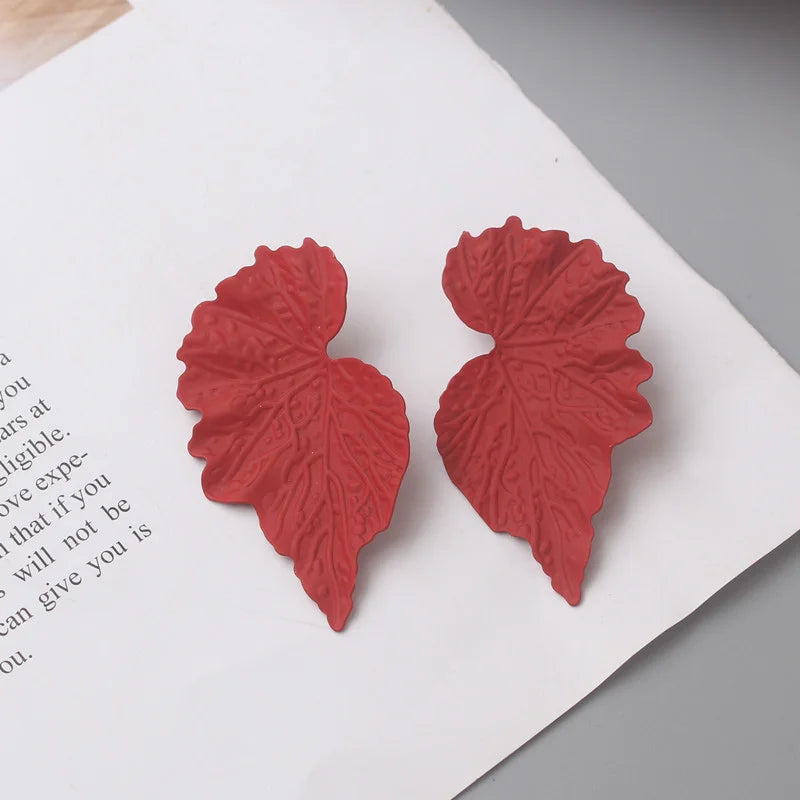 Colorful Metal Dangle Earrings for Women Personality Fashion Drop Earrings Flower Heart Pendants Earrings pendientes mujer