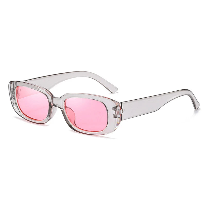2023 New Retro Small Sunglasses Men's and Women's Fashion Trendy Vintage Popular Square Frame Rectangle Sunglasses UV Protection