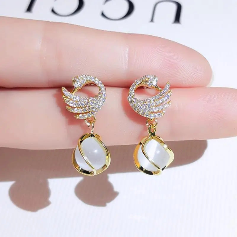 925 Silver Needle Purple Butterfly Long Tassel Earrings For Women Jewelry 2026 Trending Korean Fashion Luxury Crystal Earrings