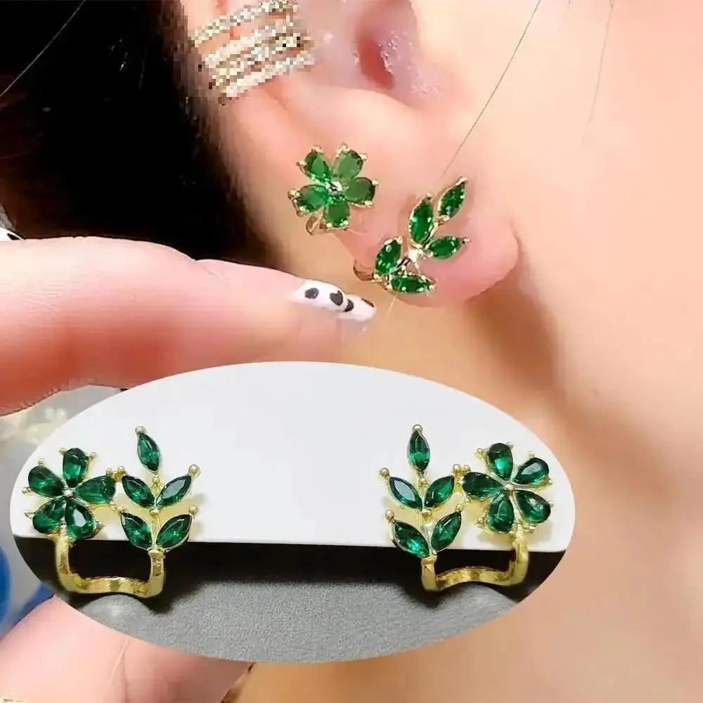 925 Silver Needle Korean Fashion Bowknot Tulip Earrings For Women Jewelry 2026 Trending New Women's White Flower Earrings Brinco