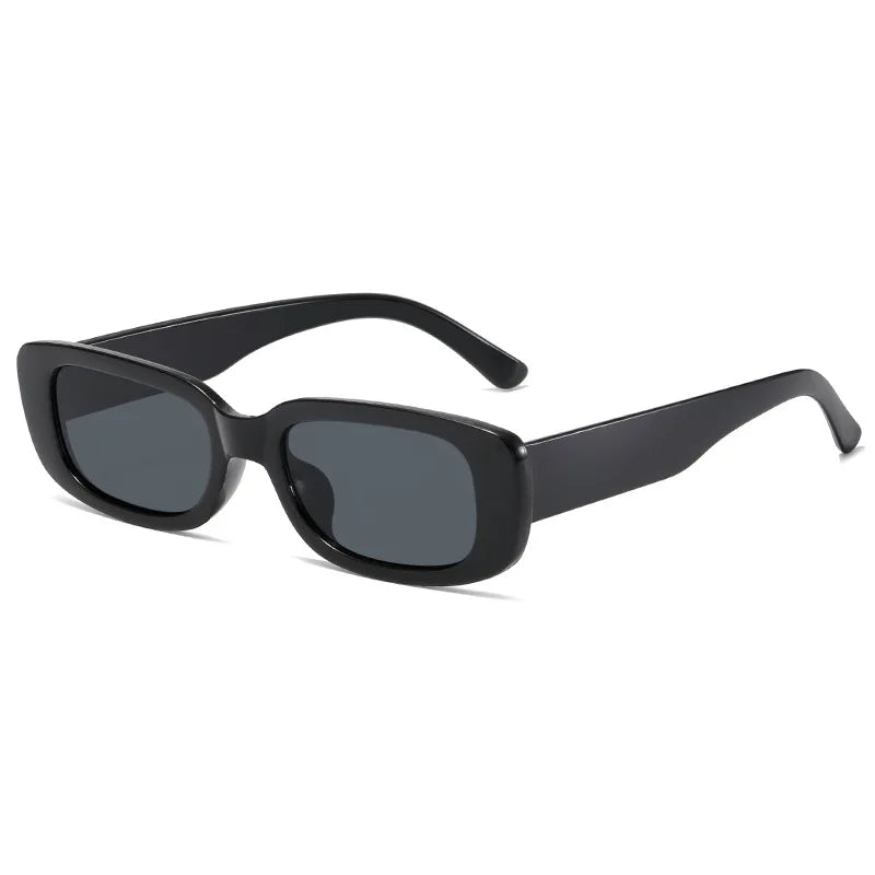 2023 New Retro Small Sunglasses Men's and Women's Fashion Trendy Vintage Popular Square Frame Rectangle Sunglasses UV Protection