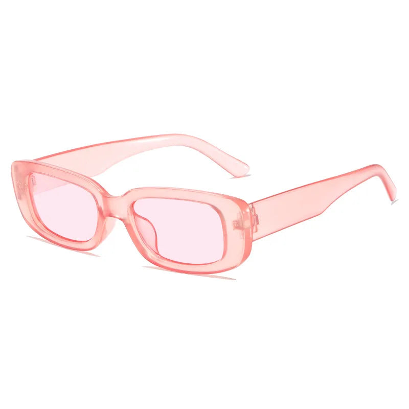 2023 New Retro Small Sunglasses Men's and Women's Fashion Trendy Vintage Popular Square Frame Rectangle Sunglasses UV Protection